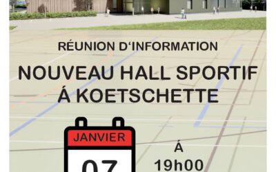 Réunion d’information Nouveau Hall Sportif à Koetschette